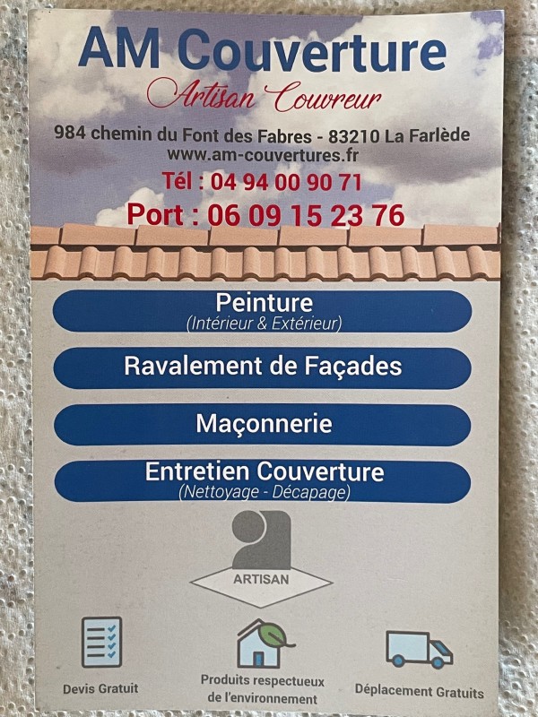 Nettoyage de toiture façades a Collobrières près de Pierrefeu