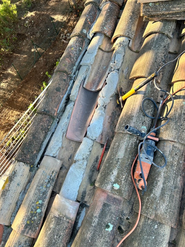 Réparation de toiture a la Croix Valmer prés de Cavalaire